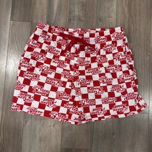 Disney Red and White Pizza Planet Women's Shorts